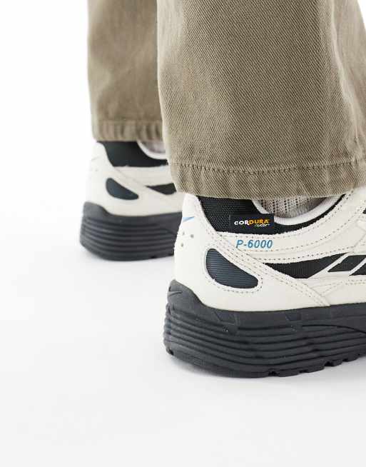 Nike P-6000 Premium cordura sneakers in black and beige