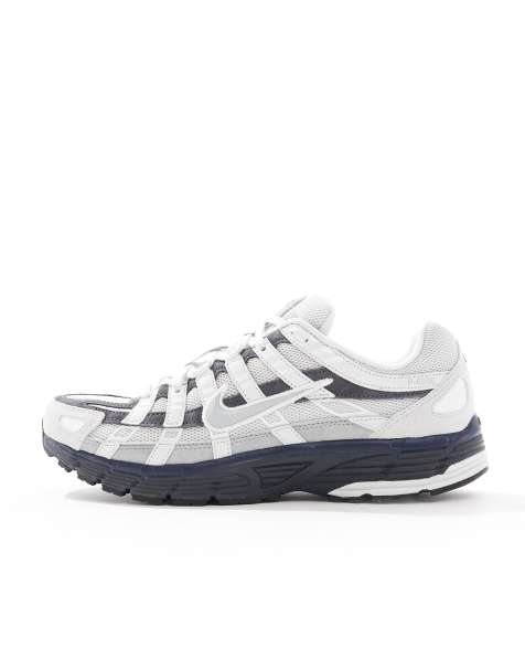 Nike - P-6000 Premium - Hvide og mørkegrå sneakers - view 1