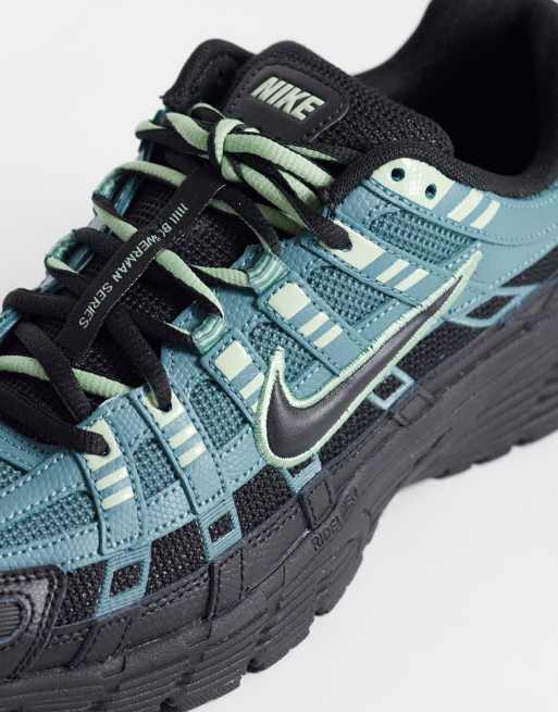 Nike - P-6000 Premium - Sneakers nere e verde-azzurro, 2 di 5