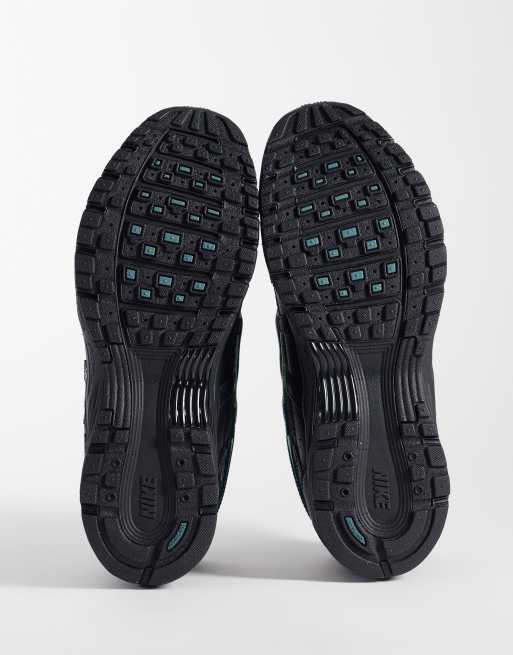 Nike P-6000 Premium trainers in black and teal, 5 of 5