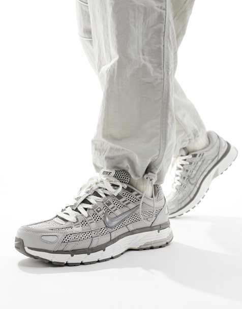 Nike – P-6000 PRM – Sneaker in Silber und Weiß - view 1
