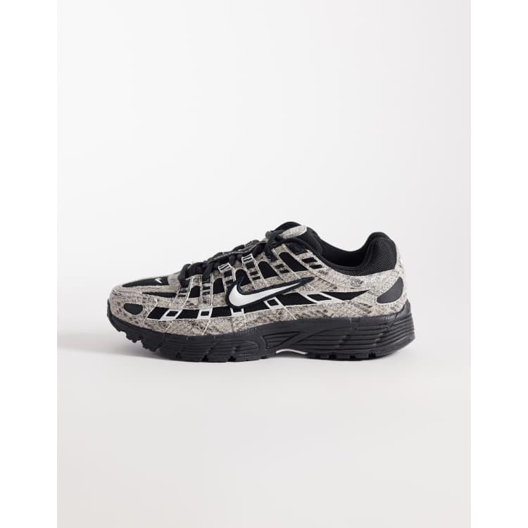 Nike P-6000 SE sneakers in black croc print | ASOS