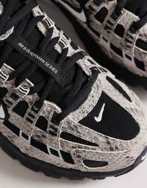 Nike P-6000 SE sneakers in black croc print | ASOS