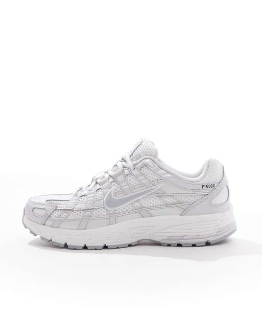 Nike P-6000 SE sneakers in white and gray, 4 of 5
