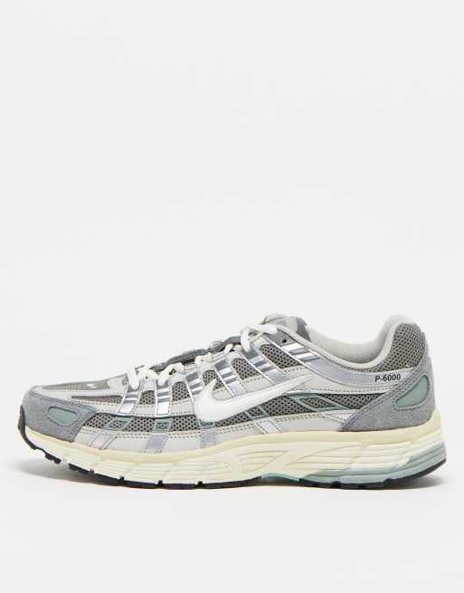 Nike P-6000 – Silverfärgade och naturvita träningsskor