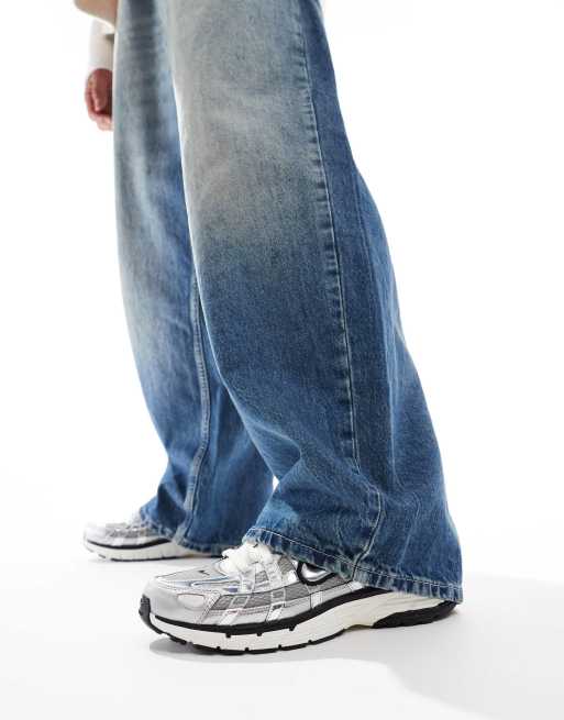 Nike – P-6000 – Silverfärgade träningsskor, 4 av 5