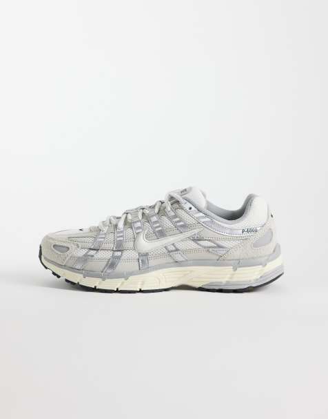 Nike – P-6000 – Sneaker in aus Wildleder in Wollweiß - view 1