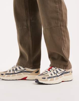 P-6000 - Sneaker in hellem Khaki-Grün Grün MW 3.5