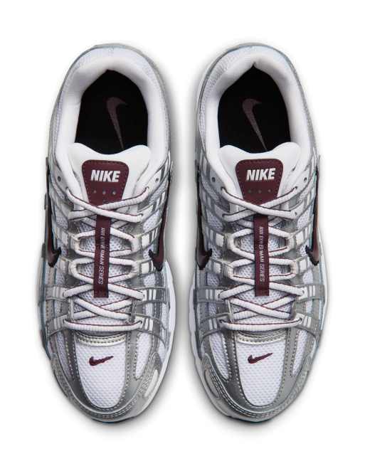 Nike P-6000 Sneaker in Metallisch und Burgunderrot, 4 von 5