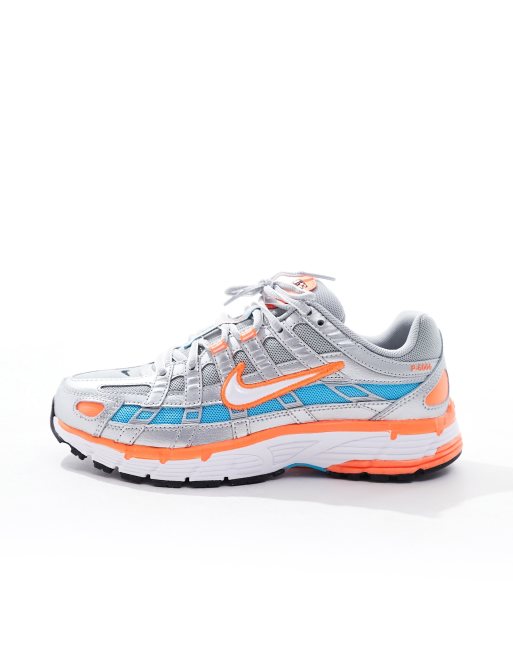 Nike P 6000 Sneakers arancioni e blu ASOS