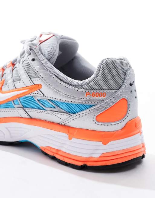 Nike P 6000 Sneakers arancioni e blu ASOS