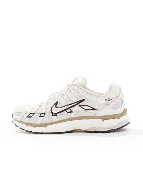 Nike - P-6000 - Sneakers bianche e marroni - view 1