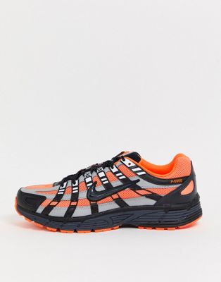 Nike - P-6000 - Sneakers grigio/arancione CD6404-800 | ASOS