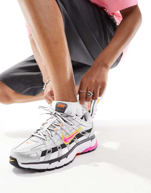 Nike P-6000 sneakers i hvid og laserpink, 5 af 5