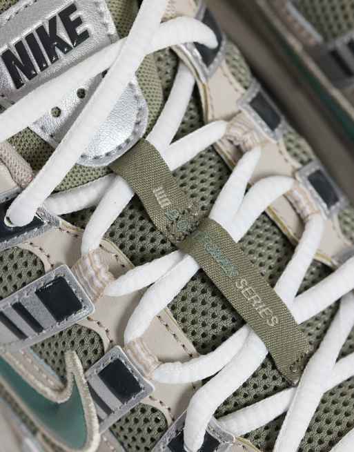 Nike P-6000 sneakers i lysebrun og grøn, 2 af 5
