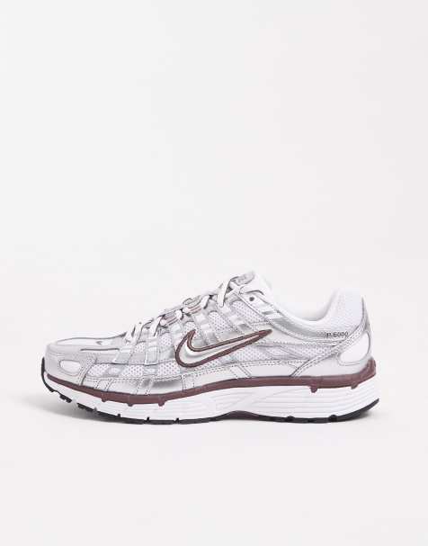 Nike - P-6000 - Sneakers i sølvfarve/brun - view 1