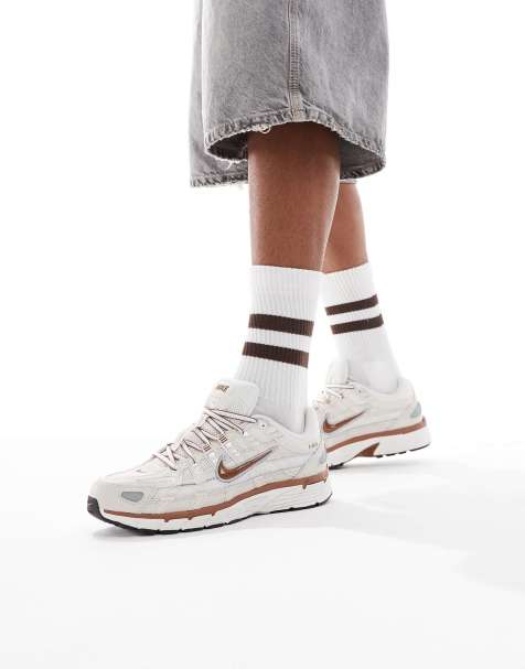 Nike P-6000 sneakers in beige and brown - view 1