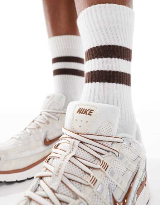 Nike P-6000 sneakers in beige and brown