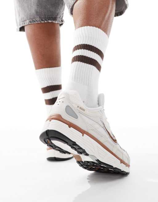Nike P-6000 sneakers in beige and brown, 4 of 5