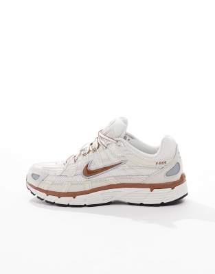 Nike P-6000 sneakers in beige and brown