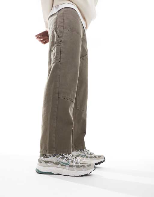 Nike P-6000 sneakers in beige and gray