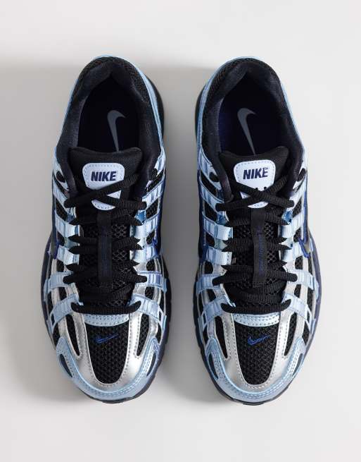 Nike P-6000 sneakers in black and blue , 3 of 5