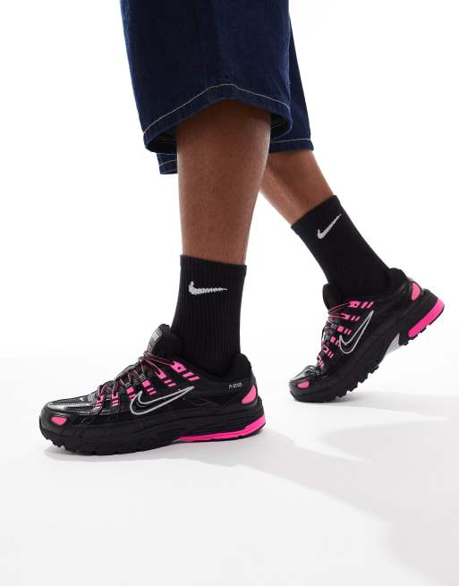 Nike P-6000 sneakers in black and pink