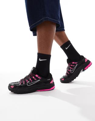Nike P-6000 sneakers in black and pink