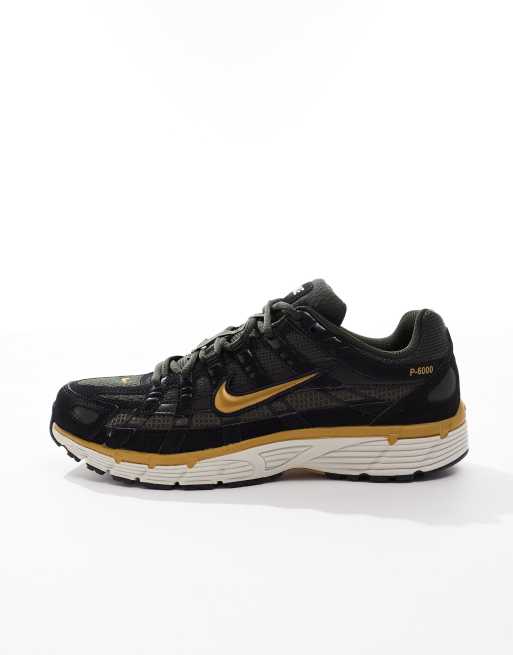 Nike P-6000 sneakers in black & brown
