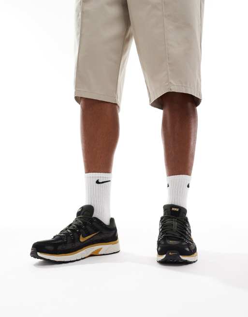 Nike P-6000 sneakers in black & brown