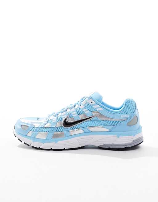 Nike p 6 white blue sale