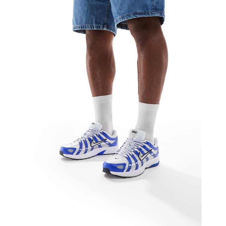 スニーカー [NIKE] P-6000 WHITE BLUE Nike P-6000 sneakers in white and blue | ASOS