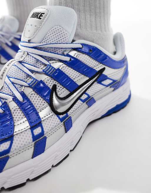 ◆正規品◆NIKE P-6000 LLIC SILVER BLUE TINT(W)◆関税込◆ Nike P-6000 White Blue Tint Sail Metallic Silver (Women's