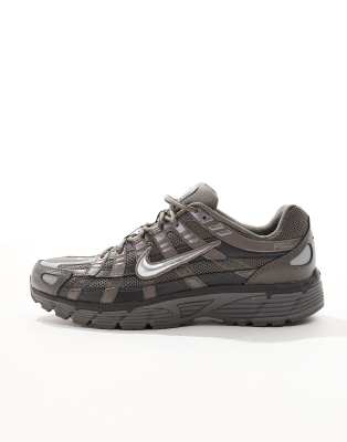 P-6000 sneakers in dark gray and silver