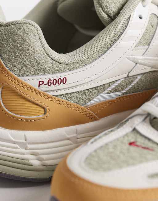 Nike P-6000 sneakers in gray and beige | ASOS display picture 3