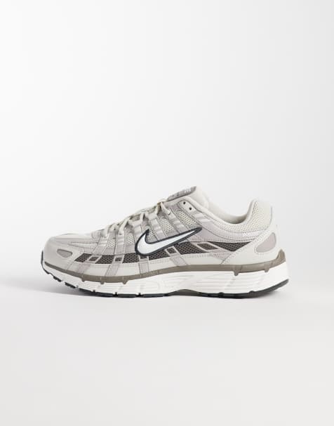 Nike P-6000 sneakers in gray and off white - view 1