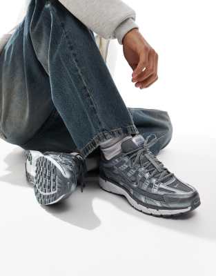 P-6000 sneakers in gray and silver