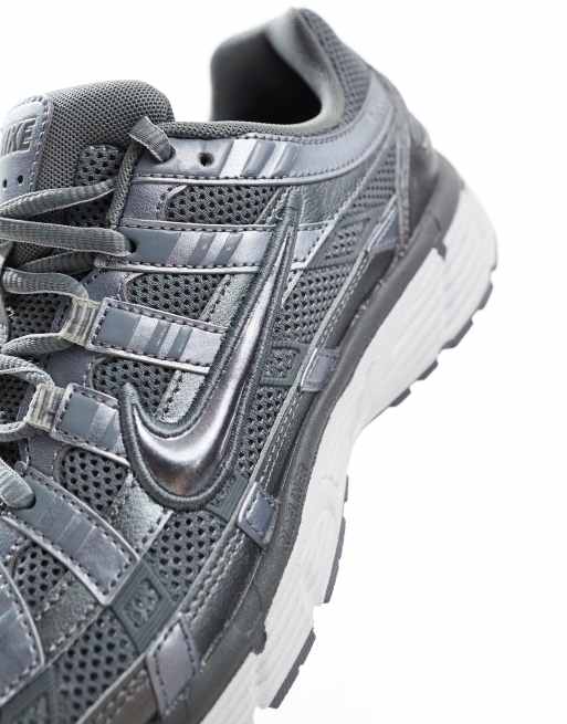 Nike P-6000 sneakers in gray and silver