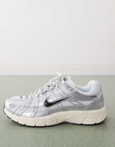 Nike P-6000 sneakers in gray and silver - view 1