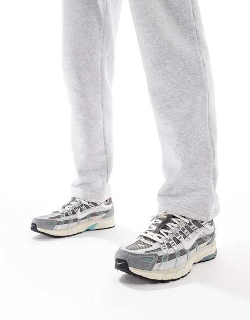 Nike P 6000 sneakers in gray and white