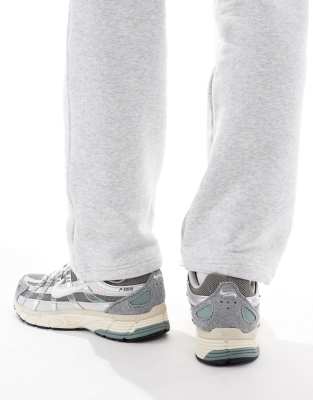 Nike P-6000 sneakers in gray and white