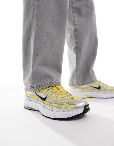Nike P-6000 sneakers in gray and yellow - view 1
