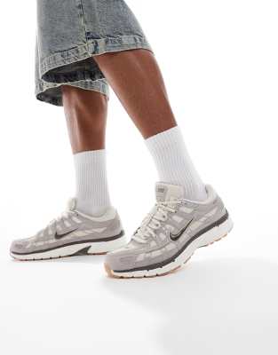 Nike P-6000 sneakers in gray & stone - view 1