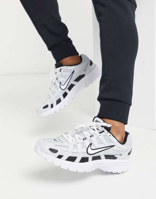 Nike P-6000 sneakers in gray, white and black