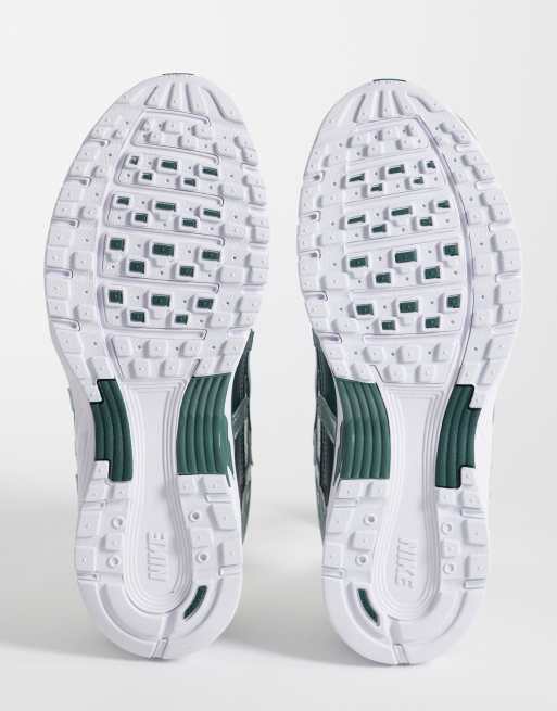 Nike P-6000 sneakers in green and metallic silver , 3 of 5
