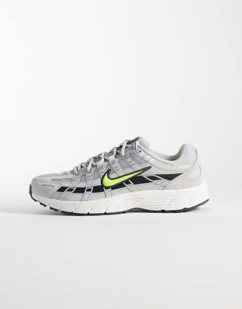 Nike - P-6000 - Sneakers in lichtgrijs en neongroen - view 1