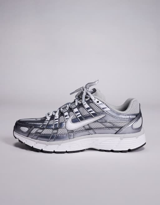 Nike P-6000 sneakers in metallic silver , 2 of 5