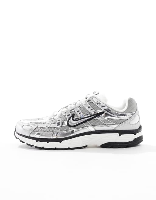 Nike - P-6000 - Sneakers in metallic zilver , 3 van 5