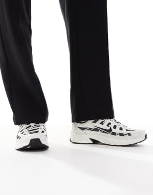 Nike P-6000 sneakers in off white and gray 