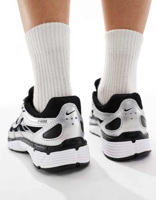 Nike P-6000 sneakers in silver and black, 5 of 5
